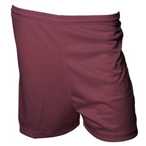 Precision Unisex Adult Micro-Stripe Football Shorts / Maroon